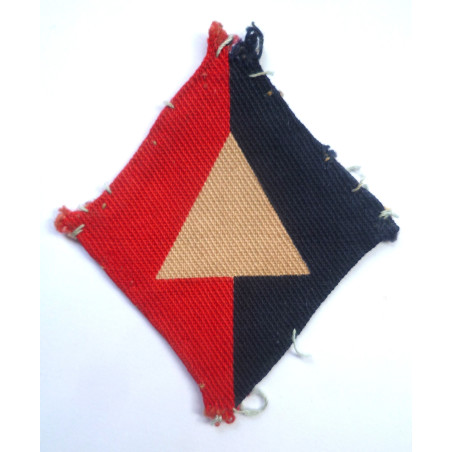 WW2 Printed 1st Division Royal Artillery Formation Badge - British Military Insignia