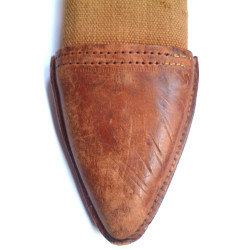 WWI Model 1917 Bolo Knife by Plumb Philadelphia Dated 1918 with Canvas Scabbard - United States