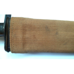 WWI Model 1917 Bolo Knife by Plumb Philadelphia Dated 1918 with Canvas Scabbard - United States