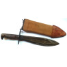 WWI Model 1917 Bolo Knife by Plumb Philadelphia Dated 1918 with Canvas Scabbard - United States
