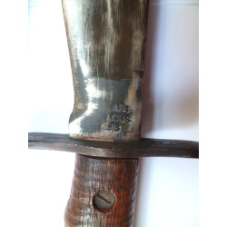 WWI Model 1917 Bolo Knife by Plumb Philadelphia Dated 1918 with Canvas Scabbard - United States