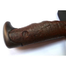 WWI Model 1917 Bolo Knife by Plumb Philadelphia Dated 1918 with Canvas Scabbard - United States