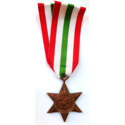 WWII British The Italy Star - WW2 - British Military Insignia