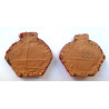 Pair Of WW2 Infantry Major's Rank Crowns- King's Crown - British Military Insignia