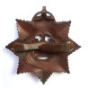 WW2 The Devonshire Regiment Officers Bronze Cap Badge - British Military Insignia