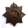 The Devonshire Regiment Officers Bronze Cap Badge - British Military Insignia