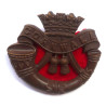 WW2 Duke of Cornwall's Light Infantry Officers Bronze Cap Badge - British Military Insignia