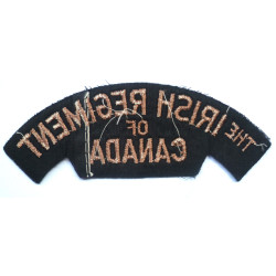 Canadian Post WW2 The Irish Regiment of Canada Cloth Shoulder Titles - British Military Insignia