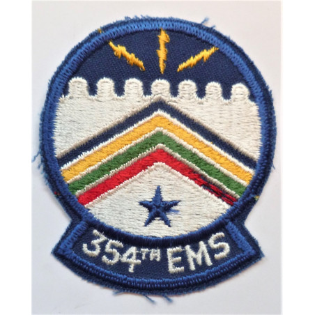 United States Air Force 354th EMS Equipment Maintenance Squadron Cloth Patch/Badge