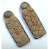 Pair WW2 German Heer Medical Officer Epaulettes/Shoulder Boards - German Third Reich