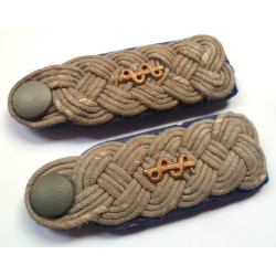 Pair WW2 German Heer Medical Officer Epaulettes/Shoulder Boards - German Third Reich