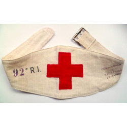 WW1 French Red Cross Arm Band 1906 Dated