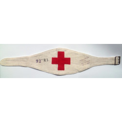 WW1 French Red Cross Arm Band 1906 Dated