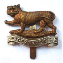 WW1 4th, 5th, 6th Leicestershire Regiment Territorial Battalion Cap Badge - British Military Insignia