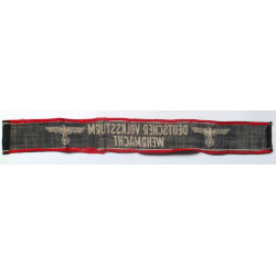 World War II German Volkssturm Wehrmacht Armband - German Third Reich