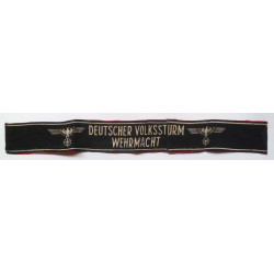 World War II German Volkssturm Wehrmacht Armband - German Third Reich