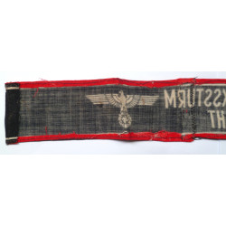 World War II German Volkssturm Wehrmacht Armband - German Third Reich