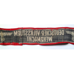 World War II German Volkssturm Wehrmacht Armband - German Third Reich
