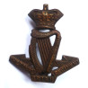 Victorian The Royal Irish Regiment Cap Badge - British Military Insignia