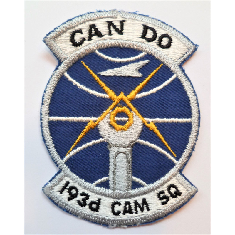 United States Air Force 193d CAM Squadron Cloth Patch/Badge USAF