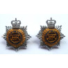 Royal Army Service Corps Officers Collar Badges -ERII - British Military Insignia