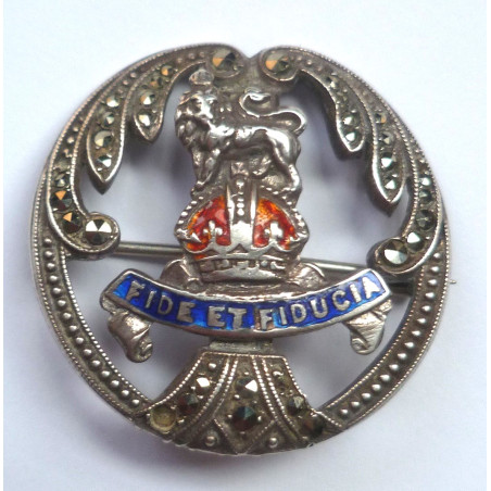 Royal Army Pay Corps Silver Sweetheart Brooch - British Military Insignia