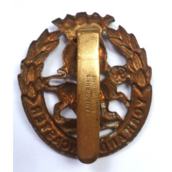 York and Lancaster Regiment Cap Badge - British Military Insignia