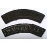 Pair Royal Air Force Regiment Shoulder Title - RAF - British Military Insignia