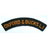 Ox & Bucks Light Infantry Shoulder Title - British Military Insignia