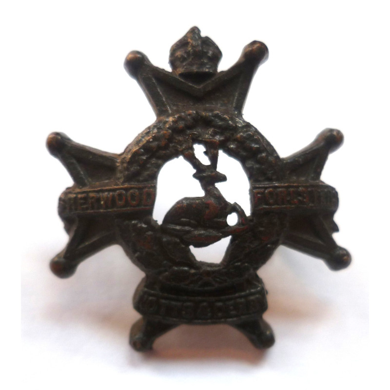 Sherwood Foresters, Notts And Derby Officers Collar Badge