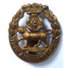 WW1 York and Lancaster Regiment Economy Brass Cap Badge  - British Military Insignia