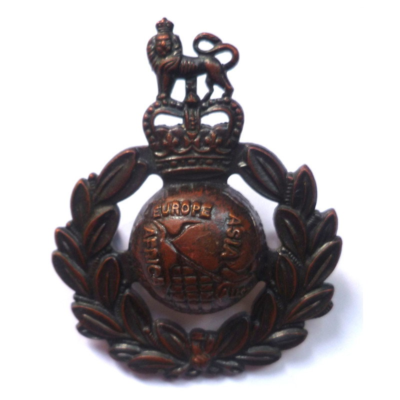 Royal Marines Beret/Cap Badge - Queen's Crown - British Military Insignia