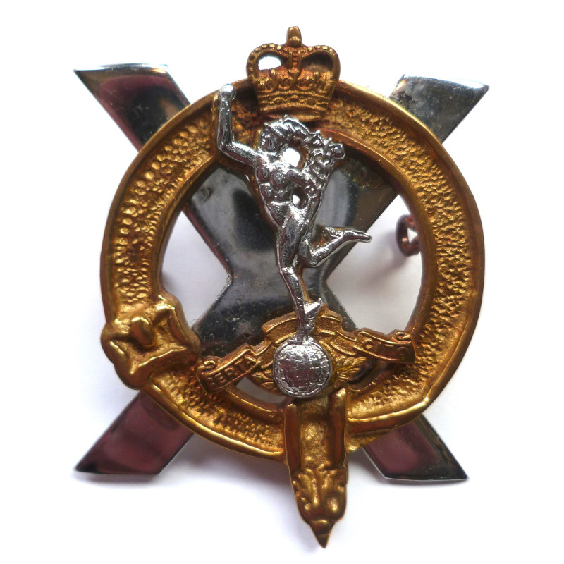 Royal Signals Pipe Majors/Sergeants Glengarry Badge - British Military Insignia