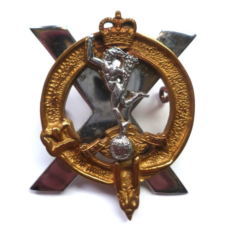 Royal Signals Pipe Majors/Sergeants Glengarry Badge - British Military Insignia