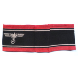 WW2 German Deutscher Volkssturm Wehrmacht Printed Armband  - German Third Reich