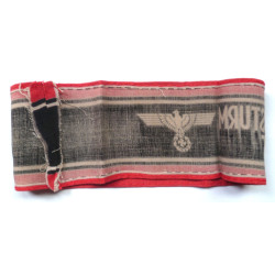 WW2 German Deutscher Volkssturm Wehrmacht Printed Armband  - German Third Reich