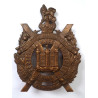 The King's Scottish Borderers Brass Economy Badge - British Military Insignia