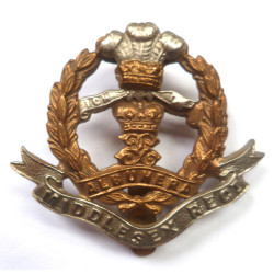 WW2 Middlesex Regiment Cap Badge - British Military Insignia