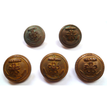 WW2 Imperial Japanese Navy Buttons