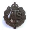 WW2 Auxiliary Territorial Service Plastic Economy Cap Badge -ATS- British Military Insignia