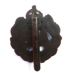 WW2 Auxiliary Territorial Service Plastic Economy Cap Badge -ATS- British Military Insignia