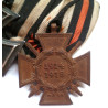 WW1 German 1914 Iron Cross 2nd Class and a Hindenburg Cross for Combatants Medal Group - German Imperial