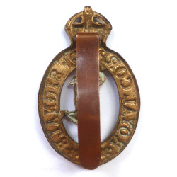 WWII Royal Corps of Signals Cap Badge - RCOS- British Military Insignia