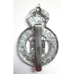 Brighton Police Cap Badge - King's Crown - British Police Insignia