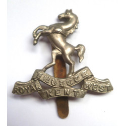 WW2 Royal West Kent Regiment Cap Badge - British Military Insignia