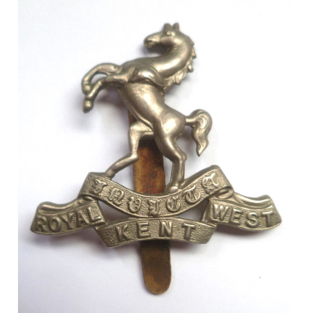 WW2 Royal West Kent Regiment Cap Badge - British Military Insignia
