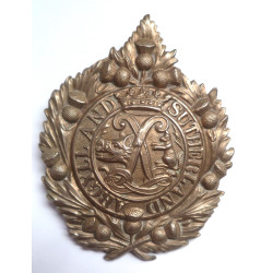 Argyll & Sutherland Highlanders Regiment Cap Badge - British Military Insignia