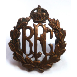 Royal Flying Corps Officers Collar Badge - RFC - British Military Insignia