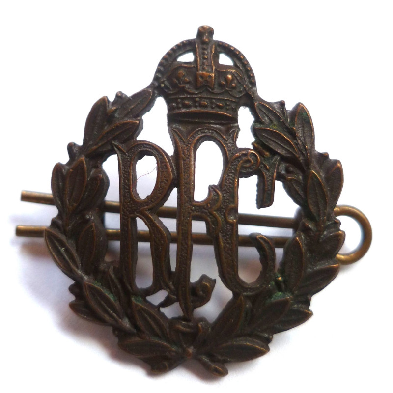 Royal Flying Corps Officers Collar Badge - RFC - WW1 British Military Insignia