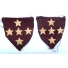 Pair of Southern Command  Royal Army Medical Corps RAMC Formation Sign - British Military Insignia